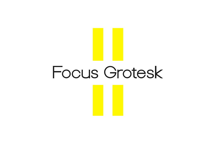 Пример шрифта Focus Grotesk